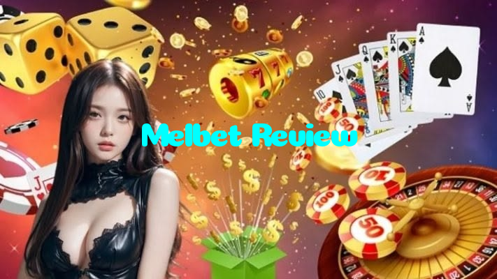 Melbet Review casino presented on mobile device in Pakistan with slots and live games
